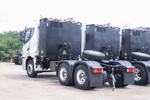 Chargement rapide facile à conduire conduisant des camions électriques purs de tracteur de la nouvelle énergie 6x4 EV