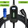 Chargeur portatif de véhicule électrique de connecteur de charge simple à C.A. 7kw