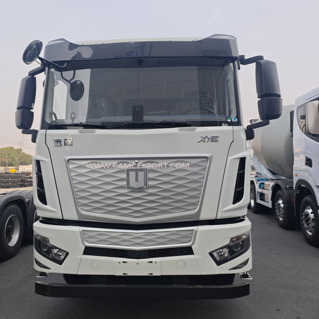 Véhicule qui respecte l'environnement de mélangeur concret électrique de conduite à gauche de CAMC X7E 8x4