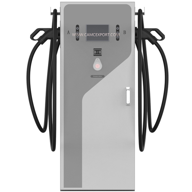Chargeur de véhicule électrique de type armoire debout CCS1 de sécurité