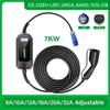 Chargeur portatif de véhicule électrique de connecteur de charge simple à C.A. 7kw