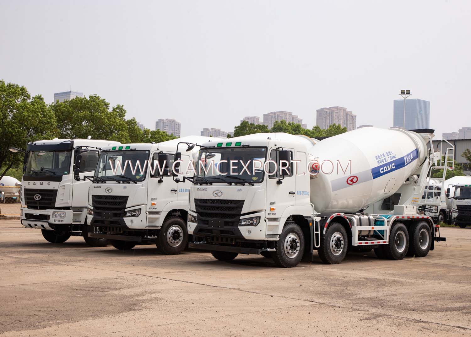 Camion de m&eacute;langeur en b&eacute;ton CAMC