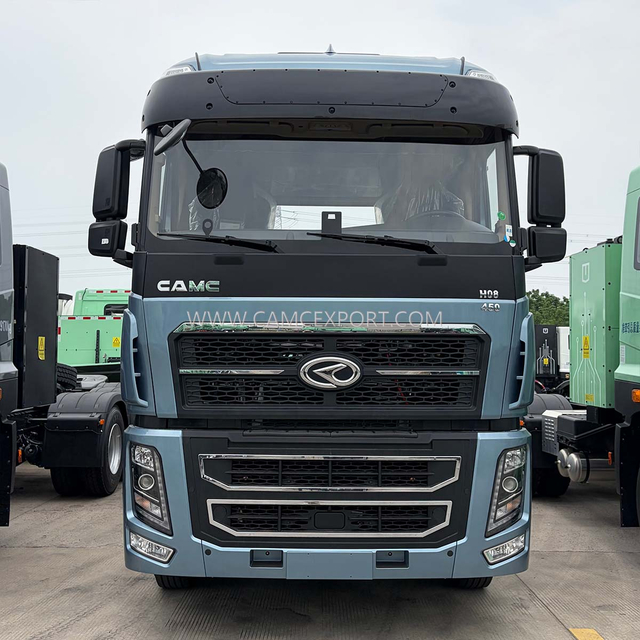 Tracteur diesel CAMC Gray H9 6 × 4, tracteur à toit surélevé avec conduite à gauche