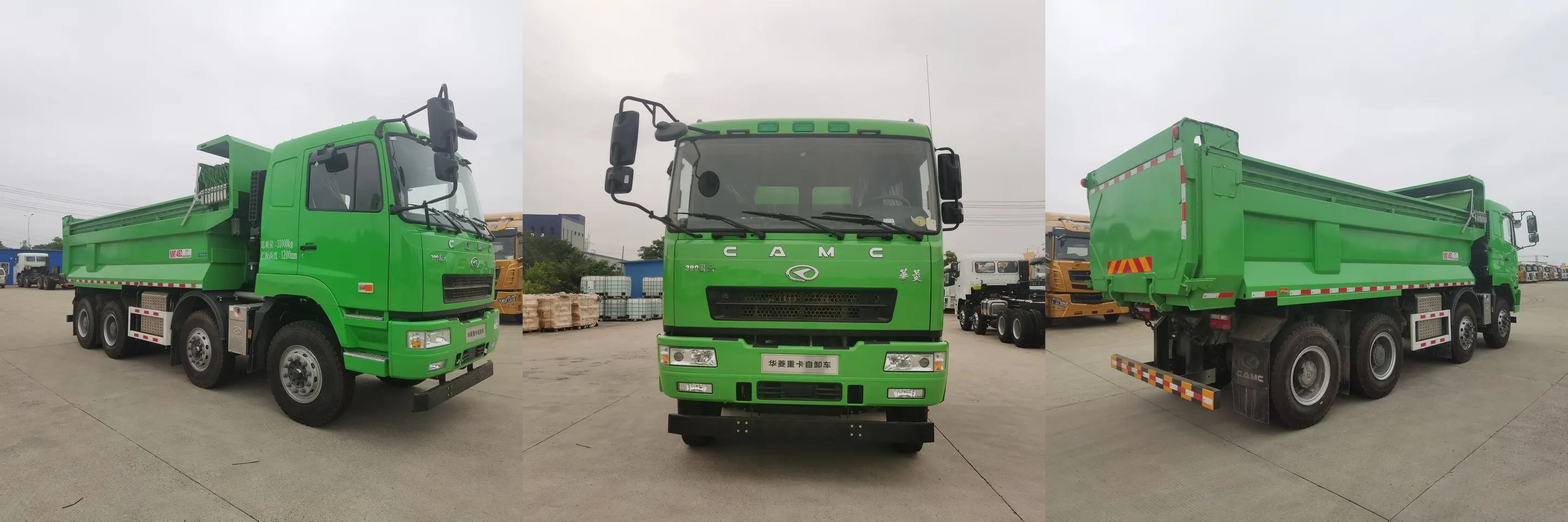 Camion à benne minière 8x4