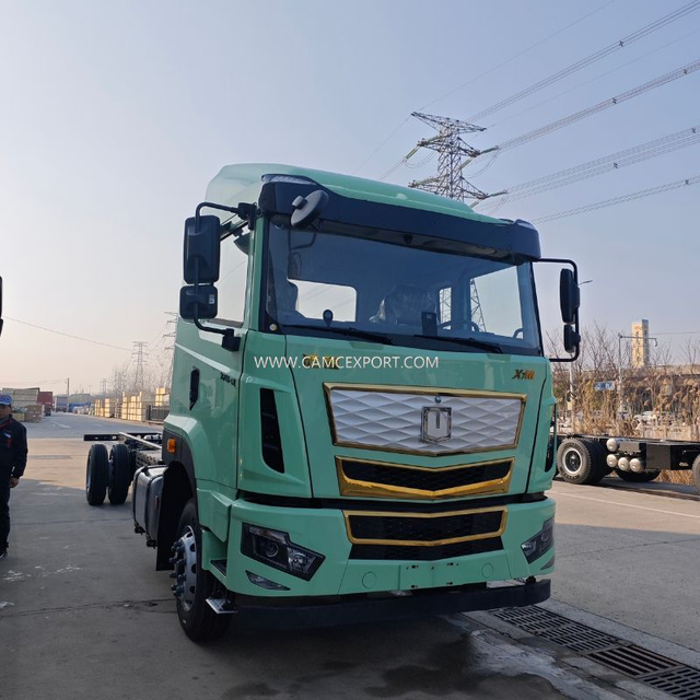 Châssis de camion de fret à portée étendue de méthanol d'entraînement gauche de dessus plat de CAMC X7M 4*2