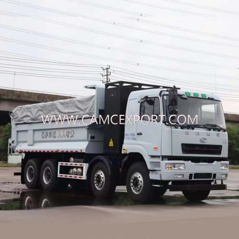 Camion benne &eacute;lectrique nouvelle &eacute;nergie CAMC 8 &times; 4