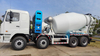Camion malaxeur à béton CNG 10 mètres cubes pour routes de campagne