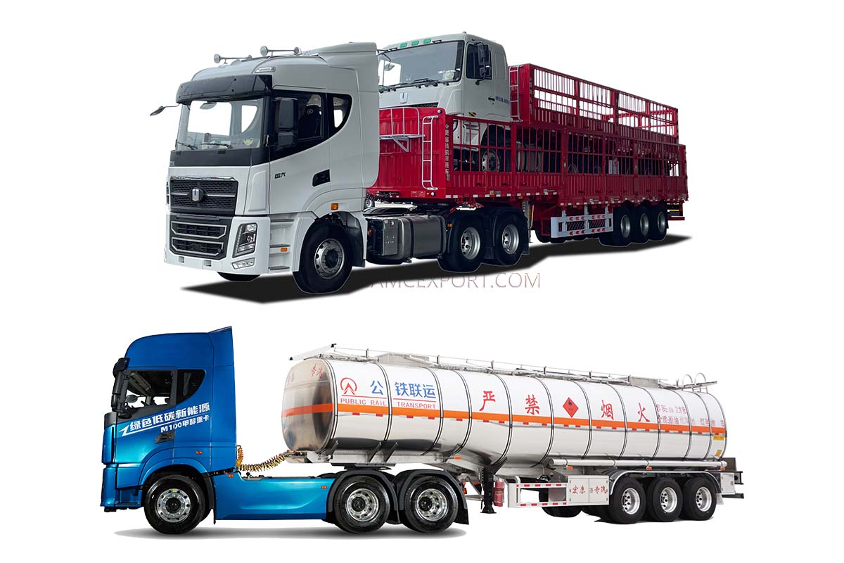 Camion tracteur au m&eacute;thanol G2M2