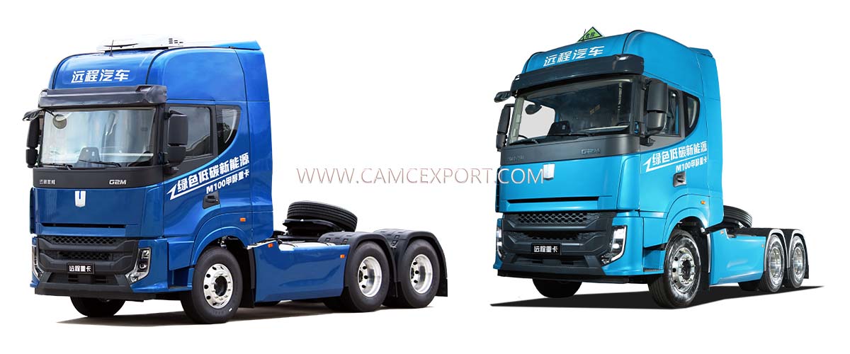 Camion tracteur au m&eacute;thanol G2M
